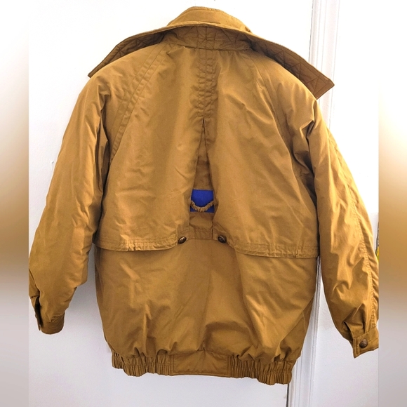 Vintage 80s/90s Skiing Passport Jacket | Size M | Brown - Picture 3 of 12
